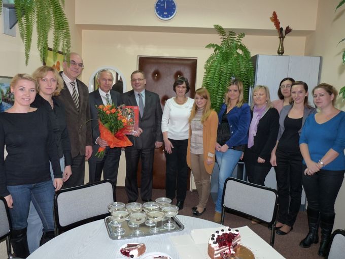 Jubileusz 40-lecia pracy zawodowej Dyrektora Powiatowego Centrum Pomocy Rodzinie w Łomży